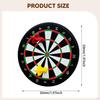 Miniature Dart Board Game Set Kids Adhesive Scene 1:12 Dollhouse Accessories