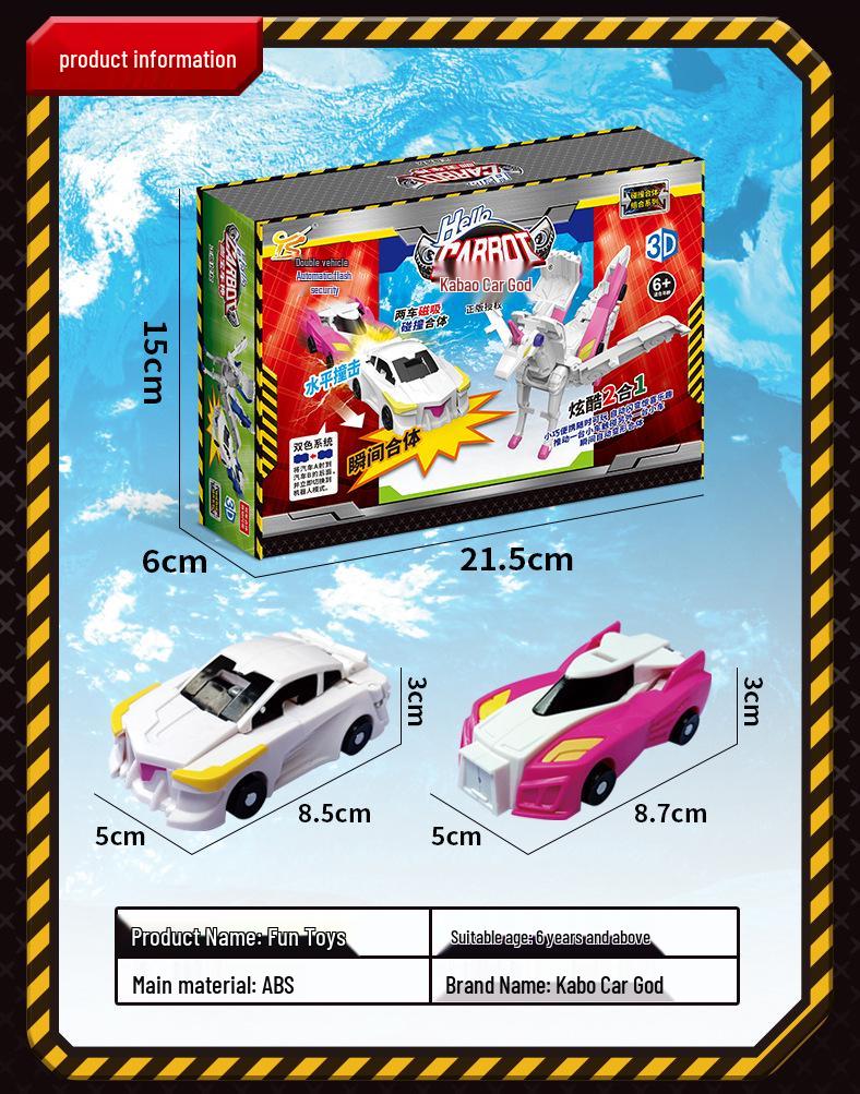 Silverwing Dragon Kaboo: Two-in-One Collision and Pegasus Unicorn Transforming Toy