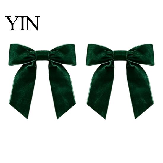 Christmas Tree Decorations 2Pcs Velvet Bows, Holiday Hanging Wall Decor for Wreath Topper, Wedding Backdrop, Bridal Shower, Birthday Party, Front Door