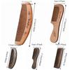 Wood Head Acupuncture Point Massage Comb Coarse Tooth Meridian Gua Sha Pocket Comb  Men