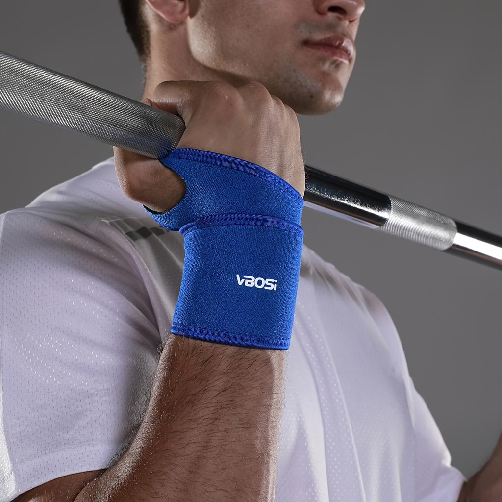 1 Piece Neoprene Breathable Adjustable Wrist Support Wraps for Weightlifting Kettlebell