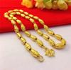 Dubai Gold Imitation New Men's Hollow Olive Necklace Gold-Plated Jewelry Factory Direct Sales Ornament Generation Hair