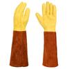 Multi Purpose Protective Gloves Leather Insulation Long Cuffs Gardening And Outdoor