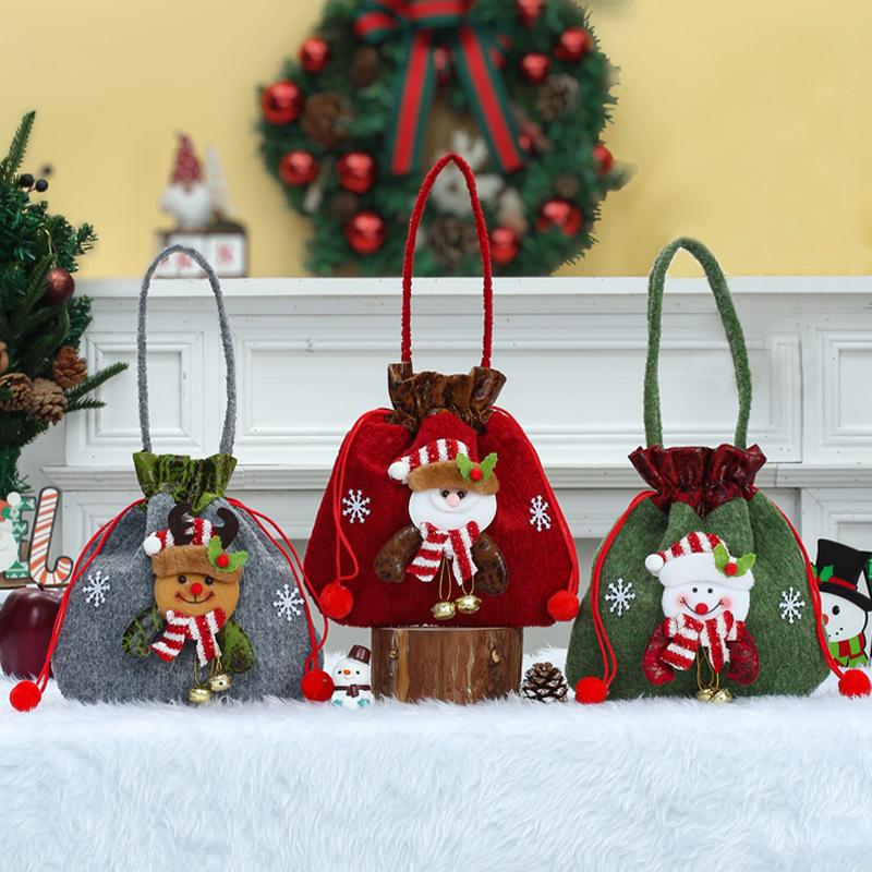 Christmas Apple Bag Children's Gift Bag Kindergarten Candy Bag Christmas Eve Apple Packaging Gift Box