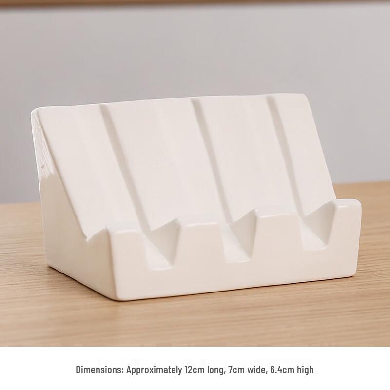 Slanted Ceramic Soap Dish
