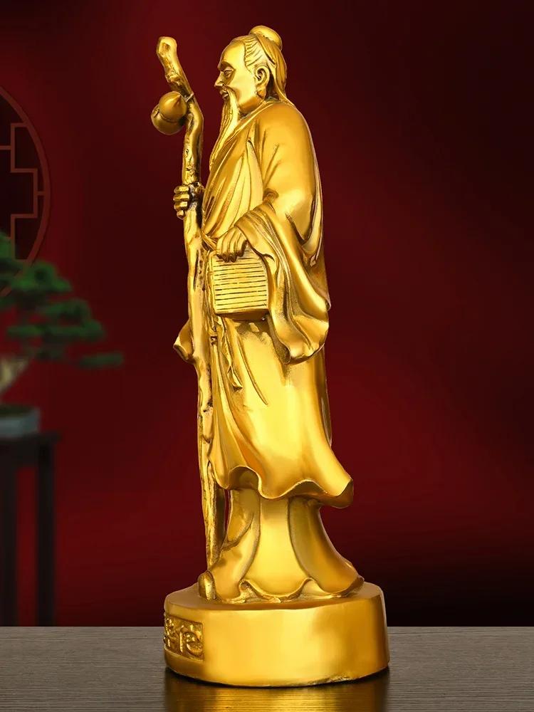 Copper People Hua Tuo Physician Statue Pharmacy Store Crafts Desktop Home Decorations