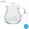 Toyo Sasaki Glass Syrup Pitcher with Handle, 80ml, Set of 6, Glass Creamer/Milk Pitcher, TS44029