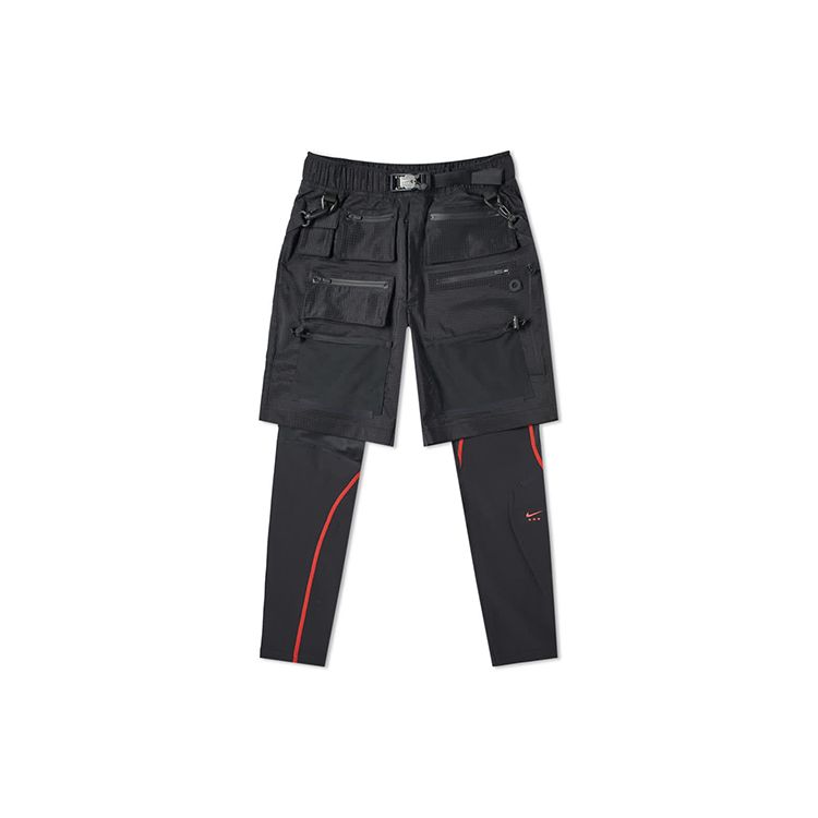 Nike X MMW Hybrid Tight Pants Men Bottoms Black CK1543-010