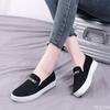 Fashion Women's Sports Canvas Shoes New Casual Flat Bottomed Shallow Mouth Sequin Platform Sports One Foot Kick Zapatos Mujer Sneakers