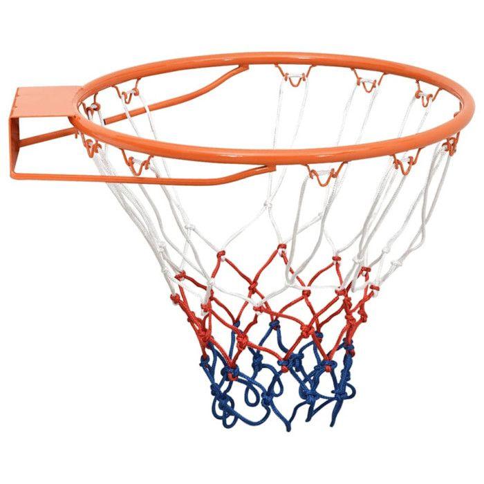 Cerceau de basket - VIDAXL - 39 cm - Acier durable - Filet en nylon - Montage mural