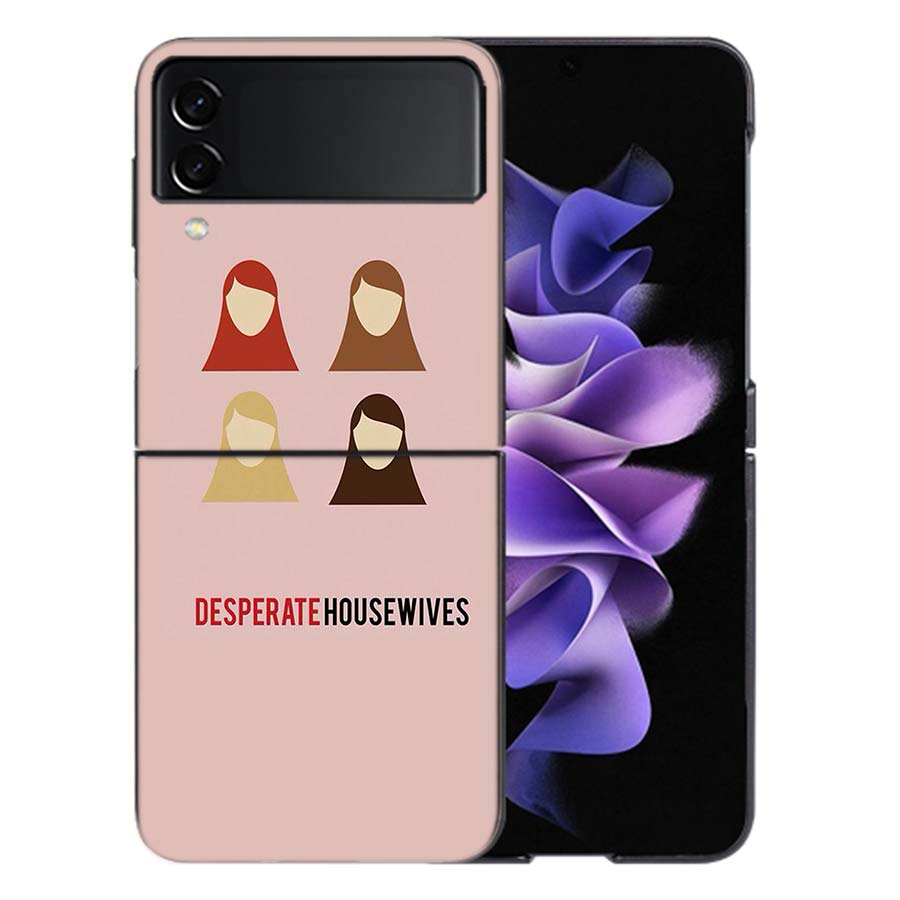 

Отчаянные домохозяйки Чехол для Samsung Galaxy Z Flip 5 4 3 Ударопрочный Жесткий Чехол для Телефона Z Flip 6 7 5G Z Flip 5 4 5G TPU PC Жесткий Galaxy Z Flip 4 5G