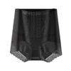 High Waist Lace Antibacterial Tummy Control Breathable Cotton Shapewear Briefs
