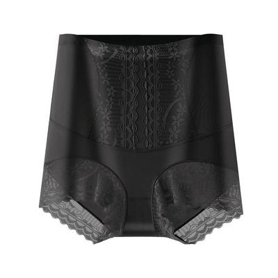 High Waist Lace Antibacterial Tummy Control Breathable Cotton Shapewear Briefs