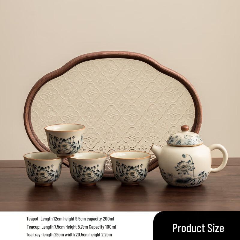Junshenshi HA Ru Kiln Kung Fu Tea Set