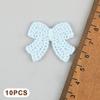10Pcs 3.6Cm Embroidered Bow Tie Scrapbooking Diy Sewing On Patches Home Decoration Accessories Ornament Supplies