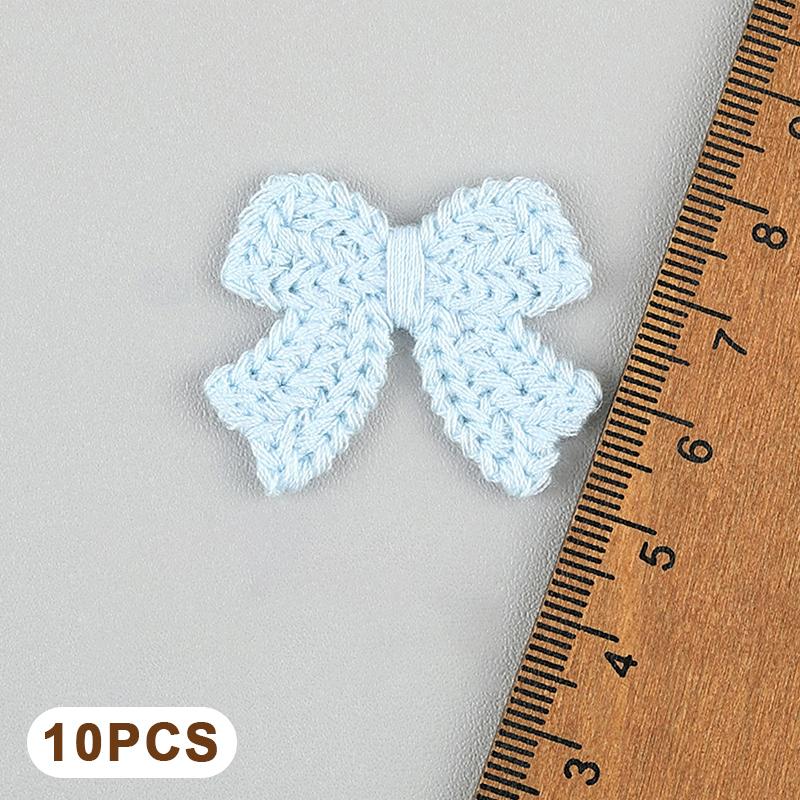 10 Embroidered Bow Ties Iron On Sewing Patches Unique DIY Accessories for Scrapbook and Gift Decoration A8