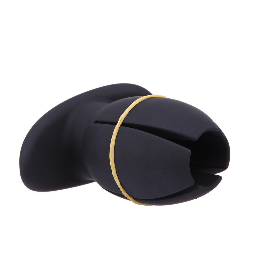 Silicone Anus Expander Butt Plug Hollow Out Anal Peeping Tools Adult Sex