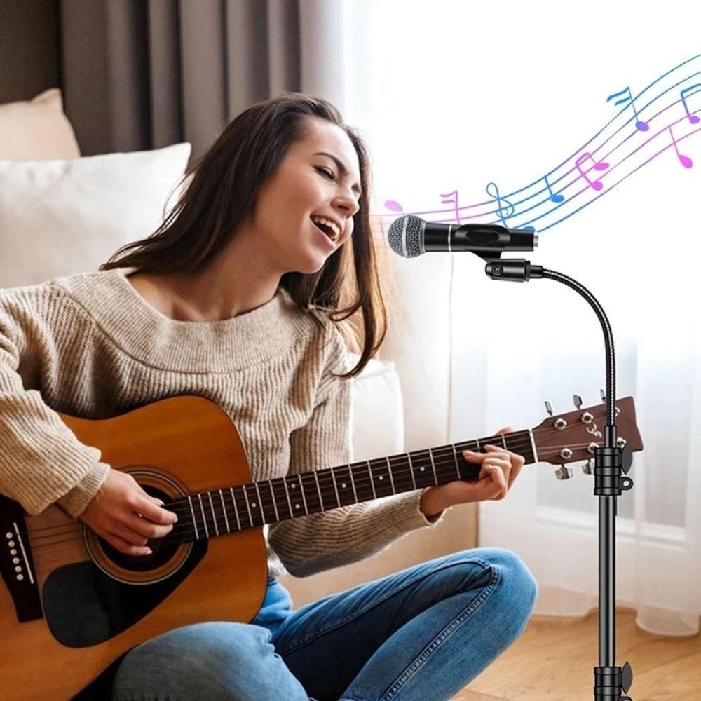 Rotatable Mic Mount Holder Handheld Mic Stand Clip New Mic Holder Clamp Wireless/ Wired Mic