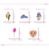 Cute Cartoon Brooches Women Enamel Pins Slipper Balloon Ice Cream Icon Bag Hat Jackets Shirt Lapel Pin Men Badge Fashion Jewelry