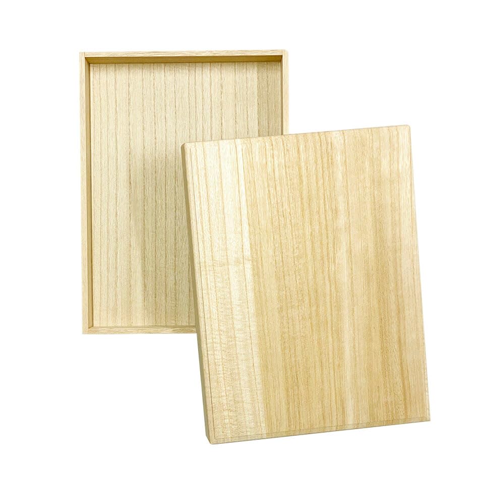 

Masuda Paulownia Box Store Paulownia A5 with x x Rectangular Wooden Made in for Leather Watches Box, Size, Lid, W25.0cm D19.0cm H3.8cm, Box, Japan,