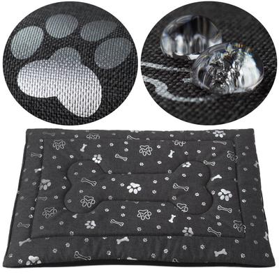 Hundebett Katzenbett, Hundematte, Welsti Dunkelgrau L 100X70