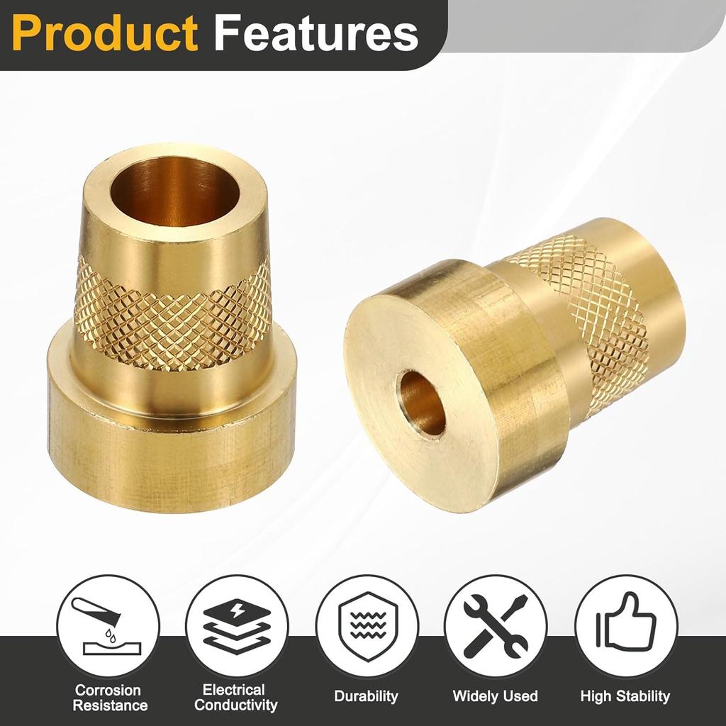 MECCANIXITY M6 Inch Battery Terminal Charging Posts Battery Terminal Connector Post Adapter Thread Stud 22mm X 26mm 1 Set