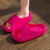 Superweiche, dicke Plateau-Slipper aus Eva für Damen, minimalistische und bequeme rutschfeste Hausschuhe für das Badezimmer im Innenbereich, Hausschuhe für Damen