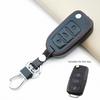 For Vw Volkswagen Golf 7 Mk7 Tiguan Mk2 For Seat Ateca Leon Fr 2 Ibiza For Skoda Octavia A7  Leather Car Key Case Cover
