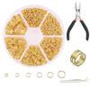 4-10mm Open Jump Rings Set for DIY Earrings and Jewelry Making