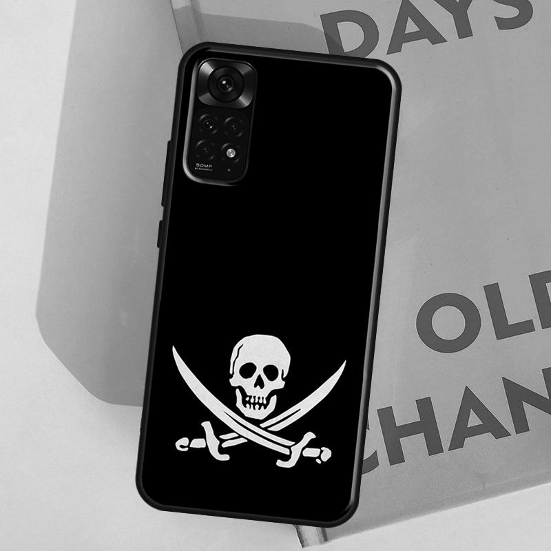Pirate Skull Case For Redmi Note 12 11 Pro Cover For Redmi Note 10 9 8 Pro 9S 10S 11S 12S 9C 10C 12C