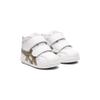 [Sukusuku] First Shoes, First to Second Baby Mid-Cut, White/Champagne Gold 223, 12.0 cm