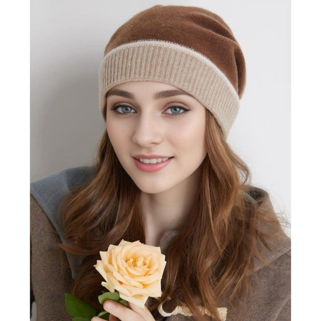Warm Hats, Color-blocking Hats, Knitted Hats, Woolen Hats, Ear-protecting Hats, Headscarves, Pullover Hats, Pile Hats