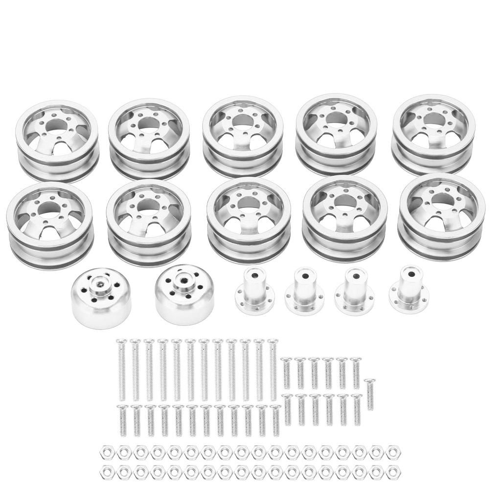 Aluminum Alloy Metal Wheel Hub for WPL B24 B36 1/16 6 Military Tracked Vehicle Wheel Rims Hub