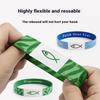 Wasserdichtes Bibel NFC Armband Verstellbares Smart Sensor Bibelvers Elastisches Armband Geschenke