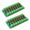 Optocoupler Based Isolation Board for Driving Highly Power Transistors Featuring 8 Isolated Port and 4kHz Frequency Limit