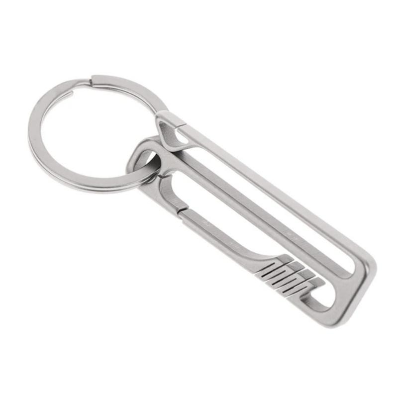 Metal Alloy Carabiner Keychains Clip Quick Releases Key Rings Small Carabiner Clip Waist Hanging Keychain Buckles