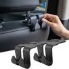 2pcs Car Seat Back Headrest Hook Hanging Storage Bag Hanger Organizer Holder Set