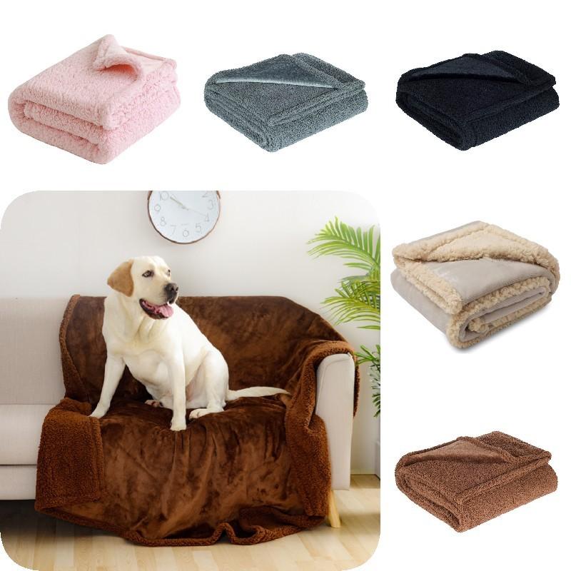 Blanket Waterproof Dog Flannel Liquid Proof Pet Throw For Bed Car Seat Back