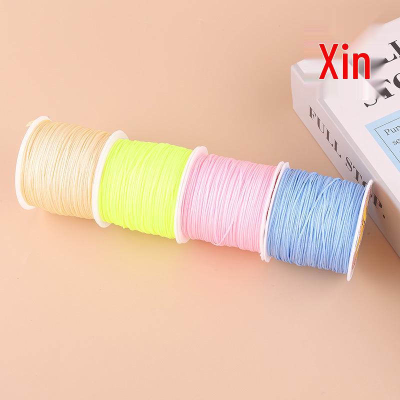 Boting Jade No. 72 0.8mm Nylon Thread for DIY Braided Cord Bracelet Weaving and Pendant Making.