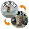 Double-Sided Magnetic Dishwasher & Refrigerator Decoration Stickers