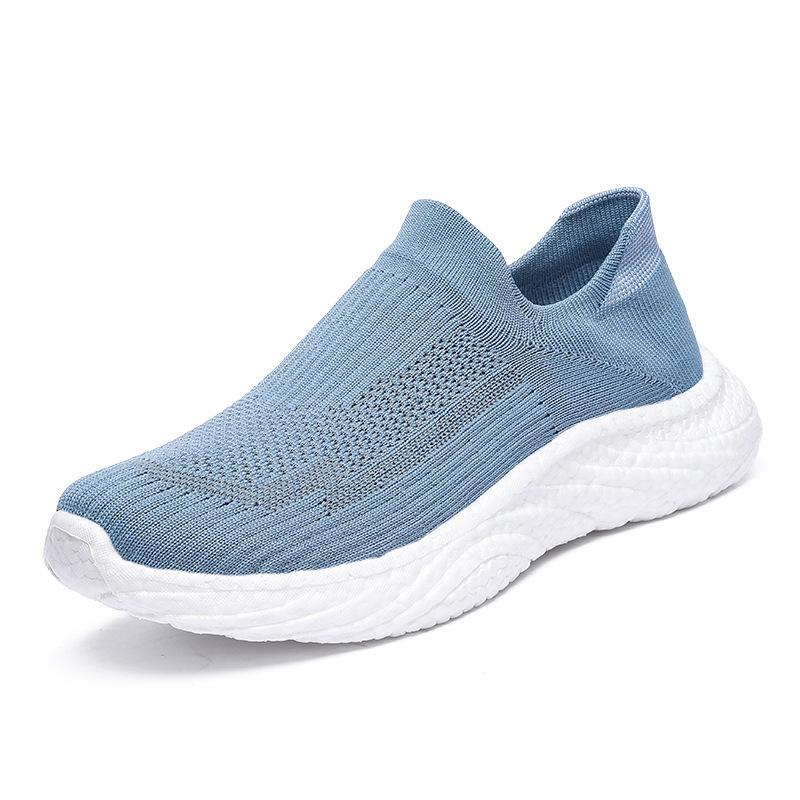 Male and female couples casual breathable lazy shoes socks shoes lightweight breathable mesh sports men's and women's shoes
