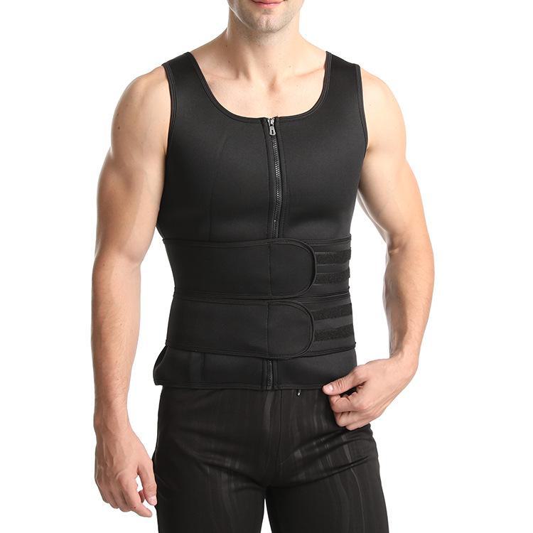 

Мужской утягивающий жилет для похудения - большой размер, спортивный корсет для талии XL