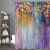 Floral Shower Curtain, Abstract Herbs, Alternative Medicines, Flowers, Ivy, Blossoms, Shrubs, Floral Designs, Bathroom Decorativ