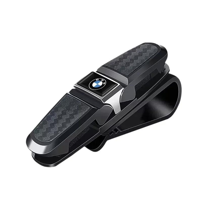 

For BMW 1pcs Car Sun Visor Glasses Holder Sunglasses Clip Sunglasses Eyeglasses For Bmw M E46 E90 F20 E39 E91 E87 E60 E93 F10 X3