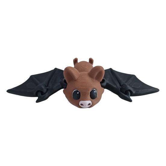 3D Printed Little Bat Movable Joints Ornament with Creative