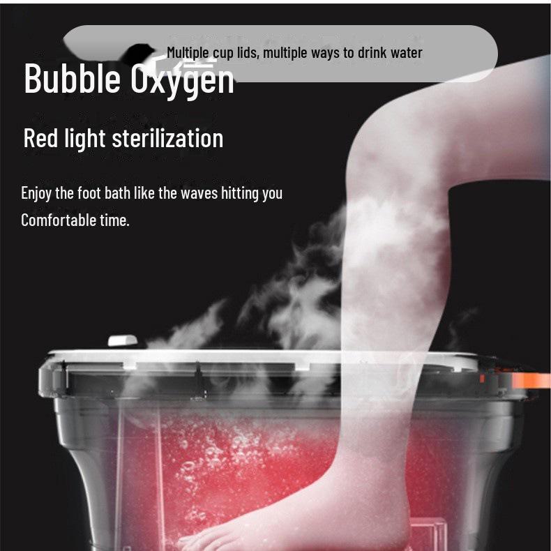 Automatic Heated Foot Bath with Magnetic Therapy, Air Wave Massage, and Infrared Relaxation