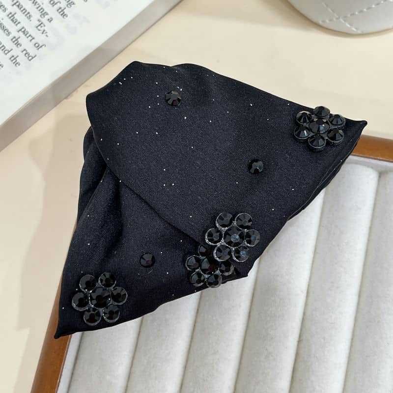 3Pcs Fashion Black Temperament Elegant and Fashionable Versatile. Back of The Head Clip Women Light Luxury French Hair Clip
