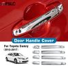 Car Decoration Chrome Silver Door Handle Cover For Toyota Camry 2012 2013 2014 2015 2016 2017 Cars Accessories Exterior Styling