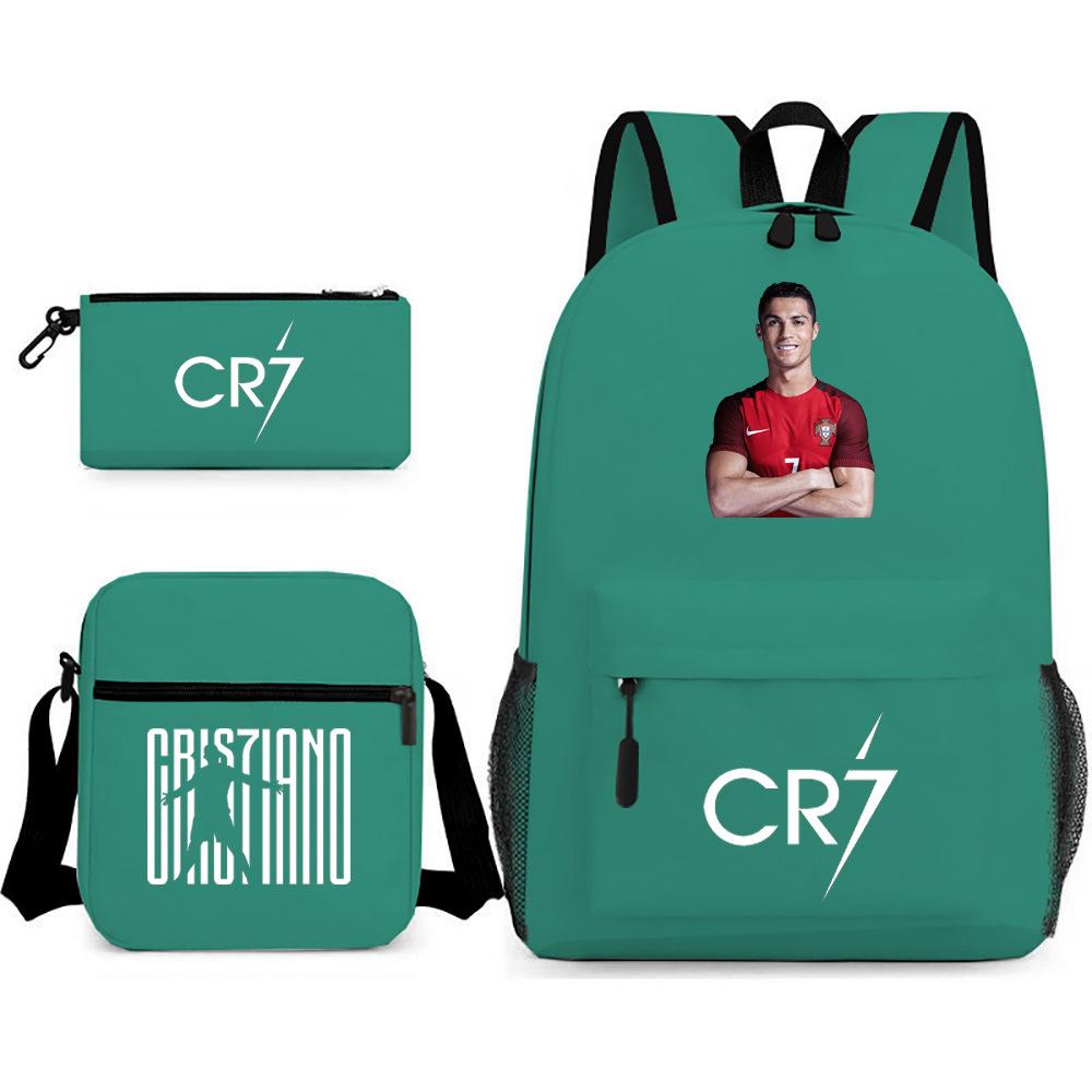 Stitc Cartoon Full Print Backpack Student Bag Pencil Case Two-Piece Set Children'S Backpack