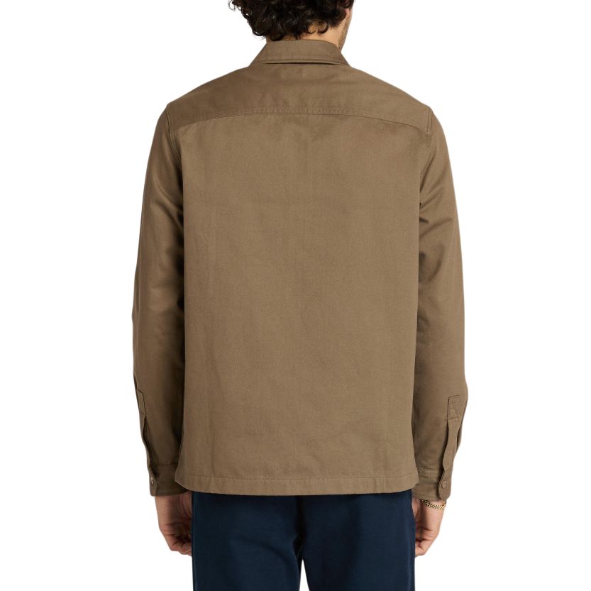 Timberland Logo Collar Zip Work Jacket Men Jacket A432B-BK0